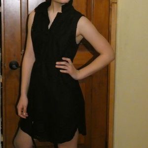 Black lace dress (size S)